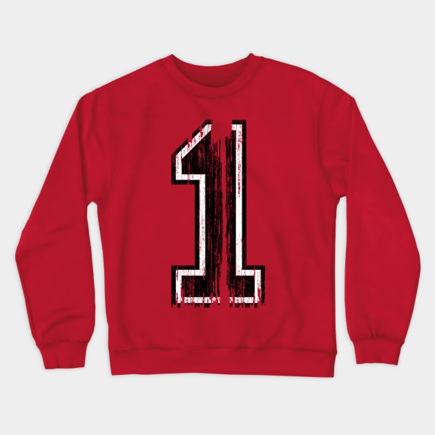 Varsity Sports Letter 1 Crewneck Sweatshirt by Adatude